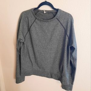 Lululemon | Pullover Crewneck Sweatshirt Heather Dark Charcoal Gray